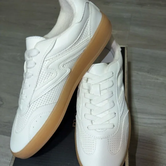 Madden Girl White and Tan Sneakers - Picture 3 of 8